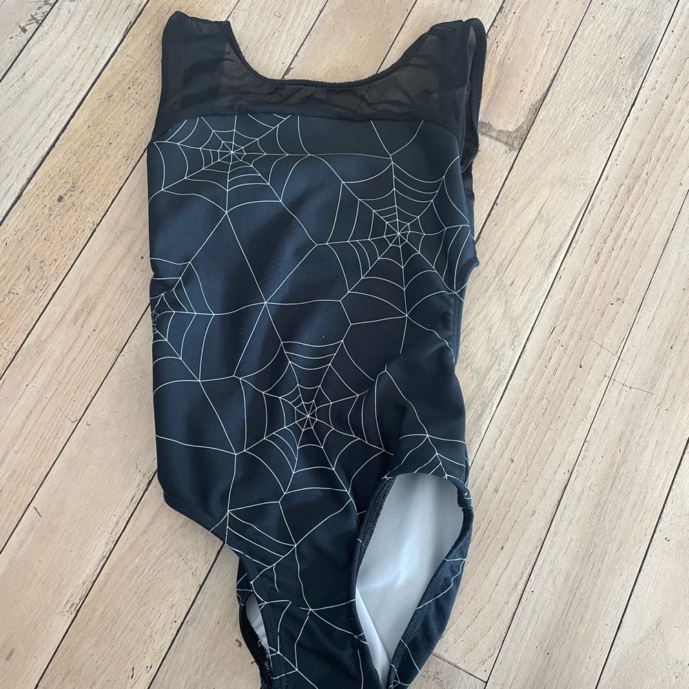 Black Spiderweb Leotard